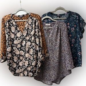 Bundle of 3 Roz&Ali blouses, XL